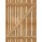 Ekena Millwork Spaced Board-n-Batten Shutters w/Z-Bar, Rough Sawn Western Red Cedar, 34 3/4W x 47H, PR RBS06Z35X047RWR - alternate 5